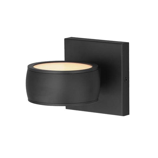 LED Black Aluminum with Acrylic Lens Outdoor Wall Sconce - LV LIGHTING