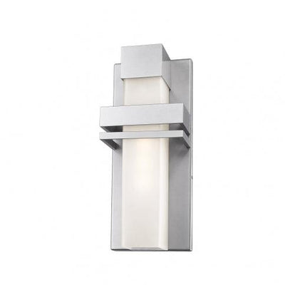 LED Rectangular Frame with Acid White Glass Diffuser Outdoor Wall Sconce - LV LIGHTING