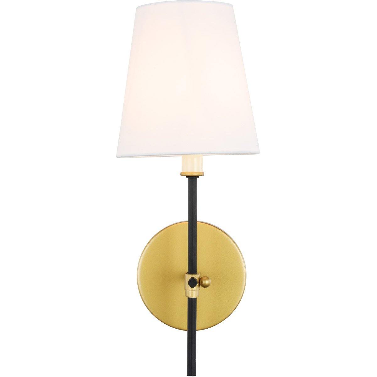 Brass and Black Wall sconce - LV LIGHTING