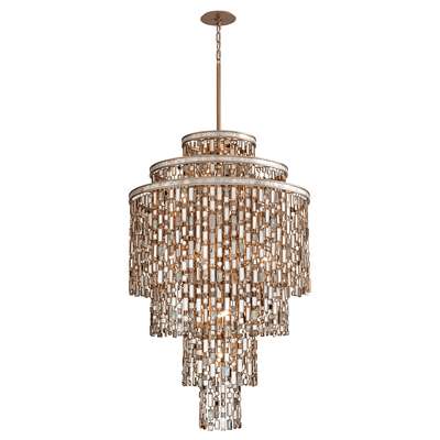 Dolcetti Silver with Mixed Shells Chandelier - LV LIGHTING
