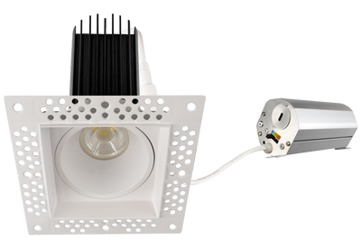 Trimless LED Square Downlight with 5 Color Changeable Settings