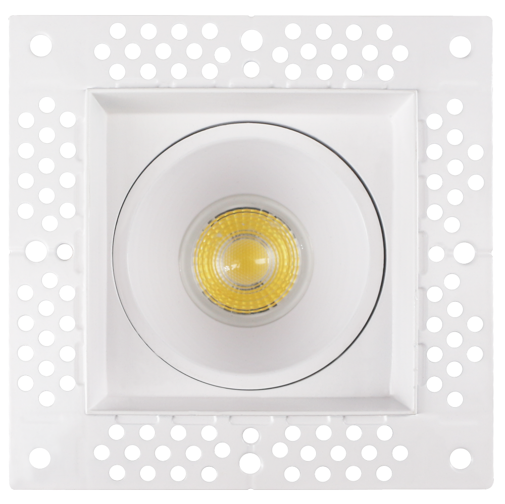 Trimless LED Square Downlight with 5 Color Changeable Settings by FDL