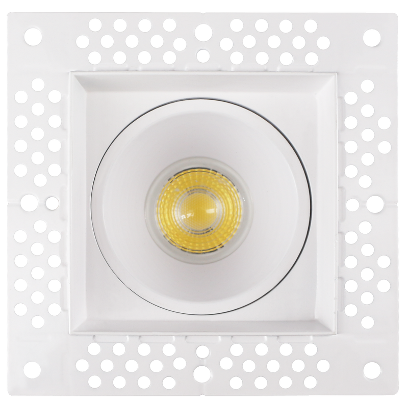 Trimless LED Square Downlight with 5 Color Changeable Settings