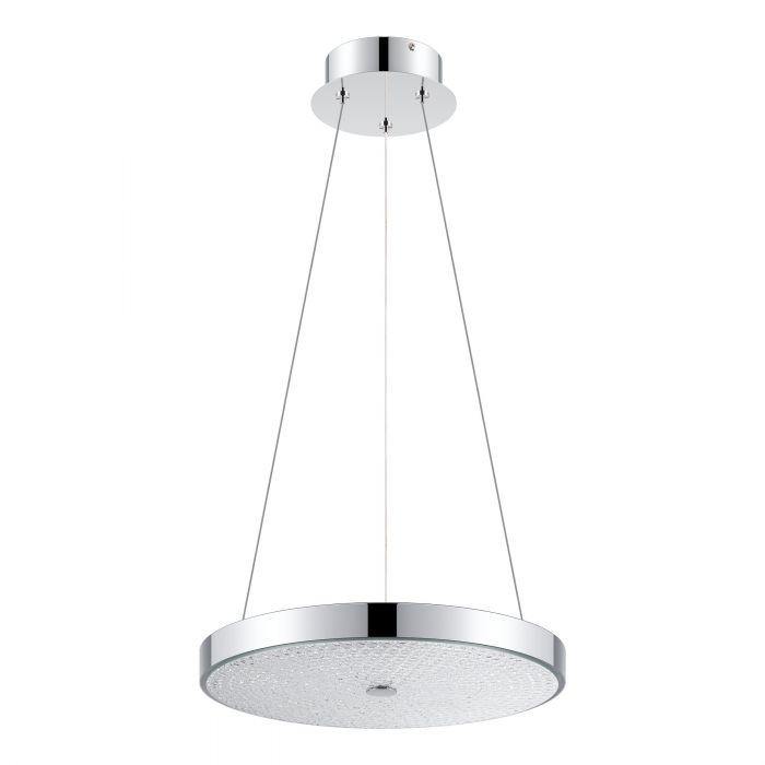 LED Chrome with Crystal Pendant - LV LIGHTING
