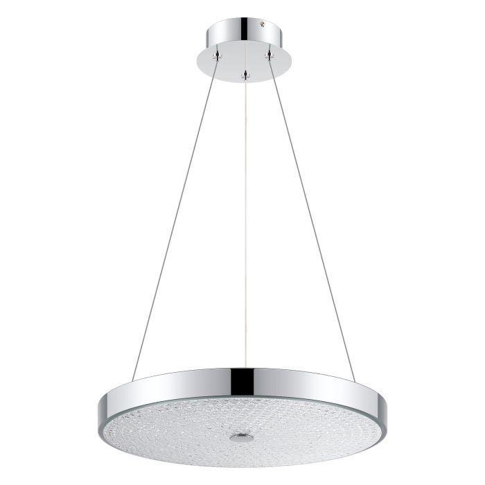 LED Chrome with Crystal Pendant - LV LIGHTING