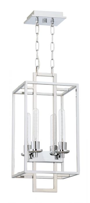Steel Rectangular Open Air Frame Pendant / Chandelier