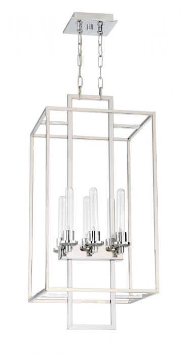 Steel Rectangular Open Air Frame Pendant / Chandelier