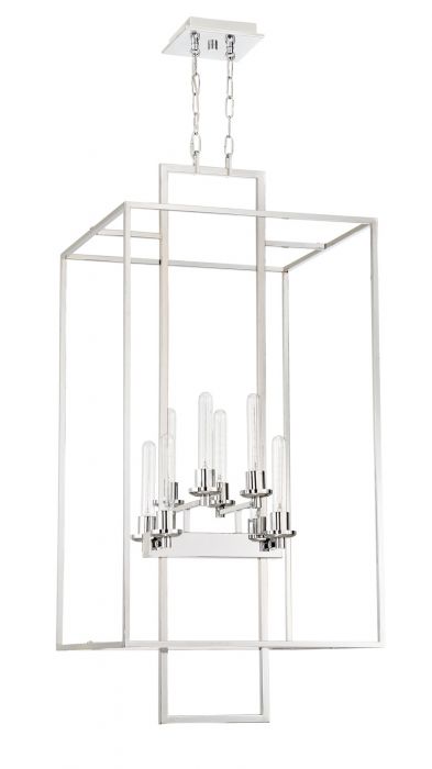 Steel Rectangular Open Air Frame Pendant / Chandelier