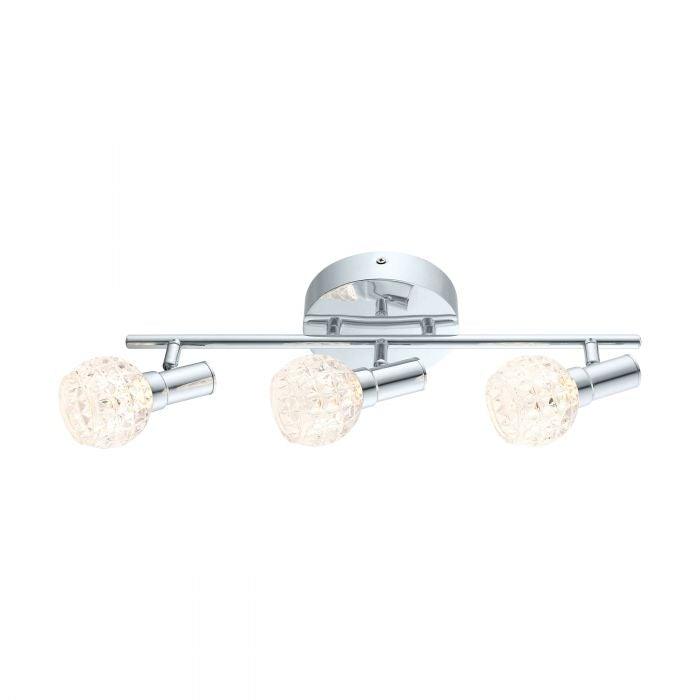 LED Chrome with Clear Glass Shade Spot Track Light - LV LIGHTING