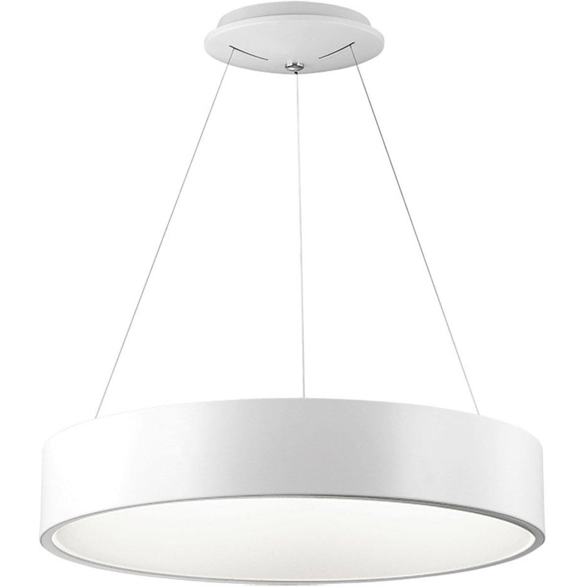 LED White Round Pendant / Chandelier - LV LIGHTING