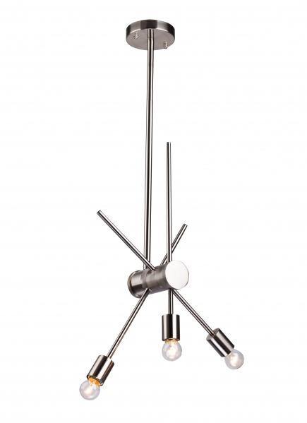 Steel Frame with Adjustable 3 Arm Pendant - LV LIGHTING