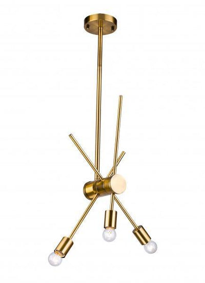 Steel Frame with Adjustable 3 Arm Pendant - LV LIGHTING