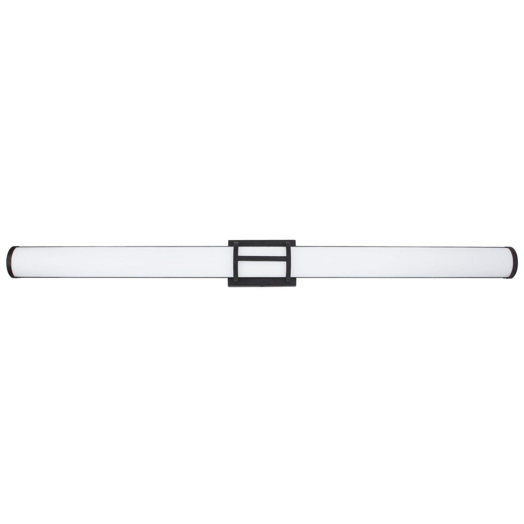 LED Black with Frosted Shade Vanity Light - LV LIGHTING