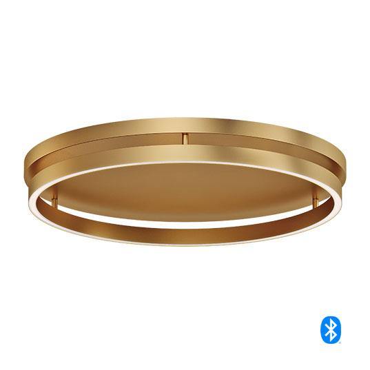 LED Black Colour Temp Changeable Flush Mount - LV LIGHTING