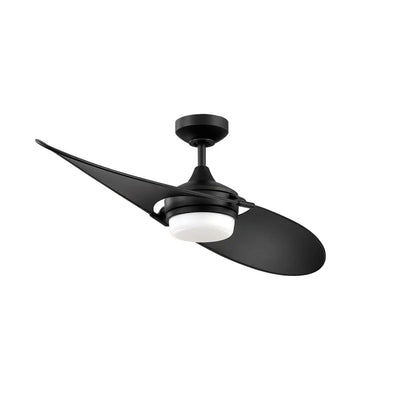 LED ABS 2 Curved Blades Ceiling Fan - LV LIGHTING