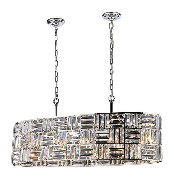 Chrome with Crystal Pendant - LV LIGHTING
