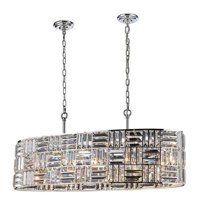 Chrome with Crystal Pendant - LV LIGHTING