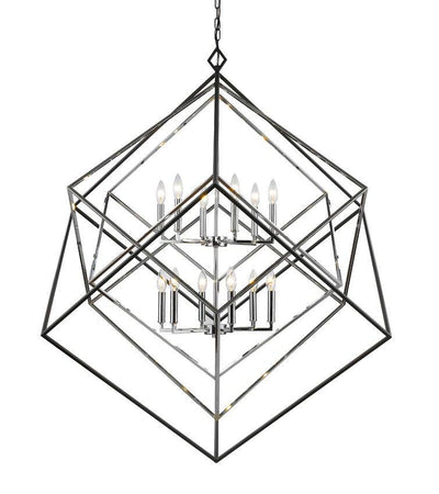 Geometric Caged Motif Chandelier - LV LIGHTING