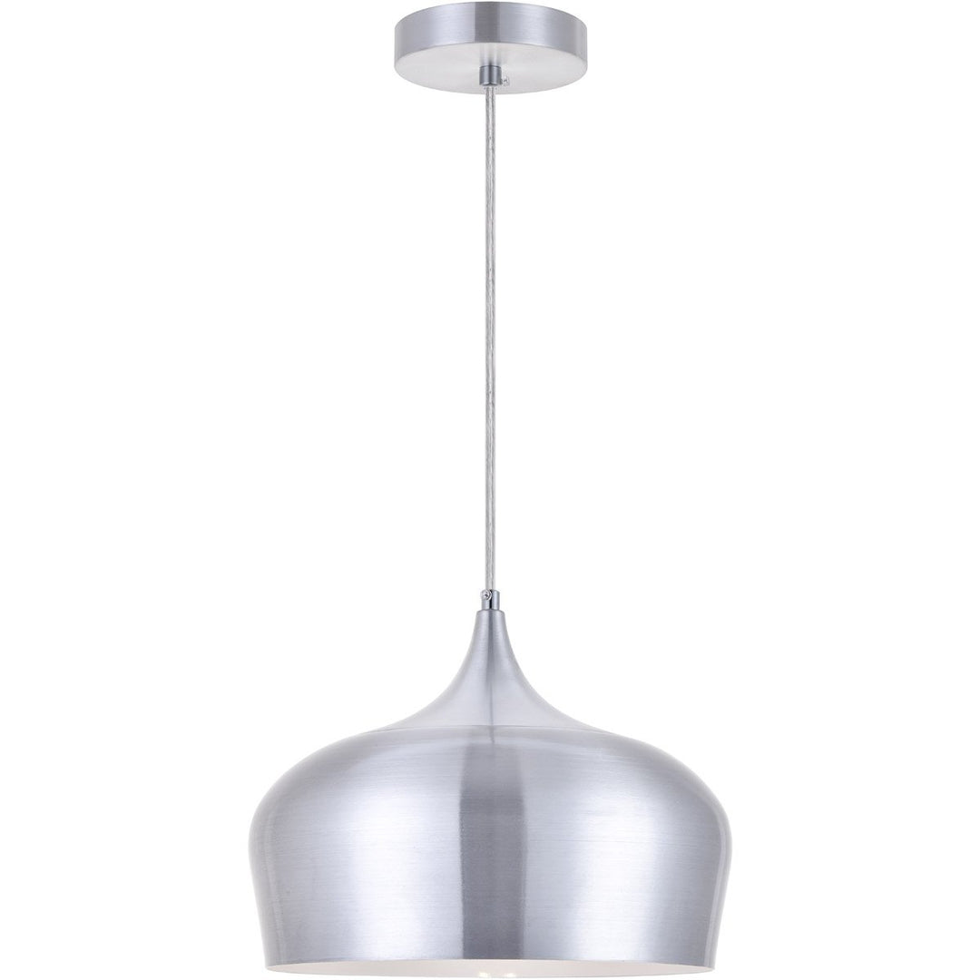 Brush Nickel Pendant - LV LIGHTING