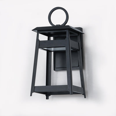 LED Black Aluminum Open Air Frame Outdoor Wall Sconce - LV LIGHTING