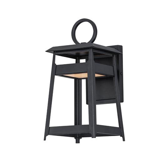 LED Black Aluminum Open Air Frame Outdoor Wall Sconce - LV LIGHTING