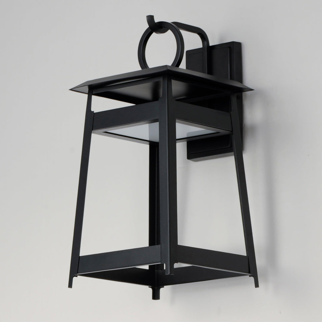 LED Black Aluminum Open Air Frame Outdoor Wall Sconce - LV LIGHTING