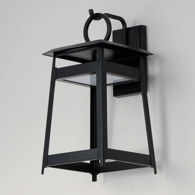 LED Black Aluminum Open Air Frame Outdoor Wall Sconce - LV LIGHTING