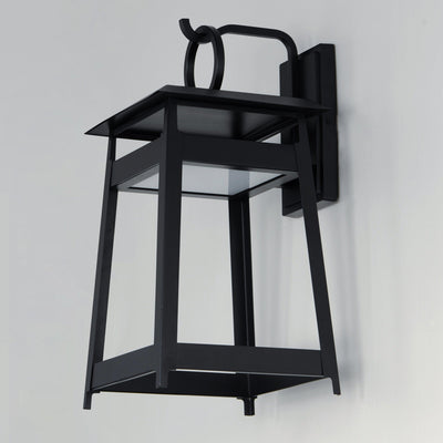 LED Black Aluminum Open Air Frame Outdoor Wall Sconce - LV LIGHTING