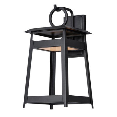 LED Black Aluminum Open Air Frame Outdoor Wall Sconce - LV LIGHTING