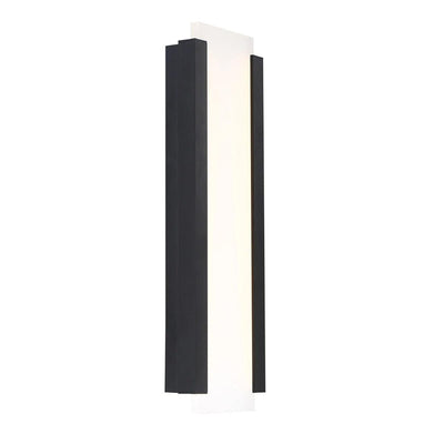LED Black Aluminum Frame with Acrylic Diffuser Outdoor Wall Sconce - LV LIGHTING