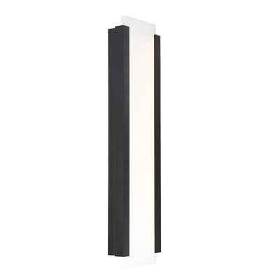 LED Black Aluminum Frame with Acrylic Diffuser Outdoor Wall Sconce - LV LIGHTING