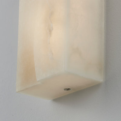 LED Rectangular Spanish Alabaster Diffuser Wall Sconce