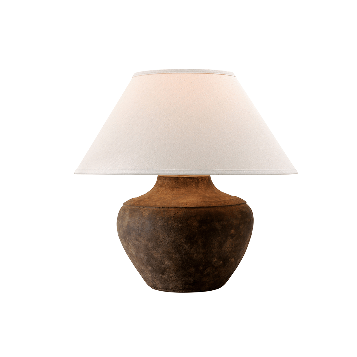 Rustico Base with Fabric Shade Table Lamp - LV LIGHTING