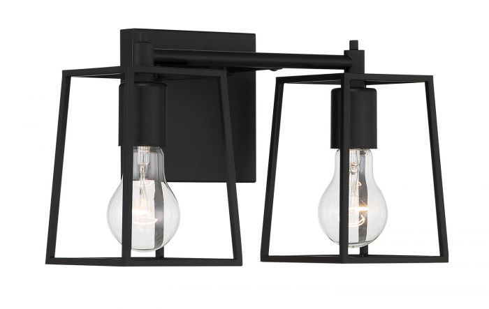 Steel Open Air Frame Vanity Light
