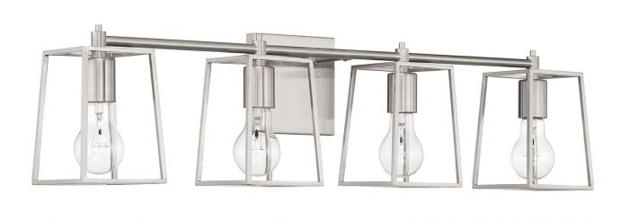 Steel Open Air Frame Vanity Light