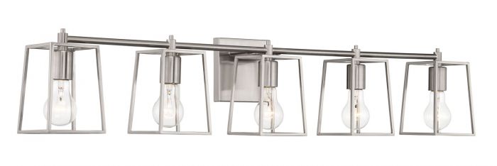 Steel Open Air Frame Vanity Light