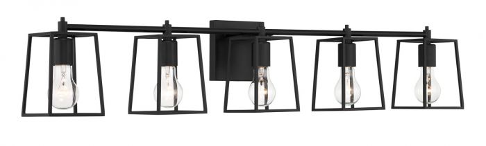 Steel Open Air Frame Vanity Light
