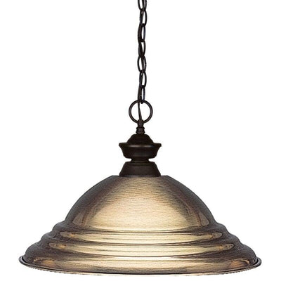 Steel with Stepped Metal Shade Pendant - LV LIGHTING