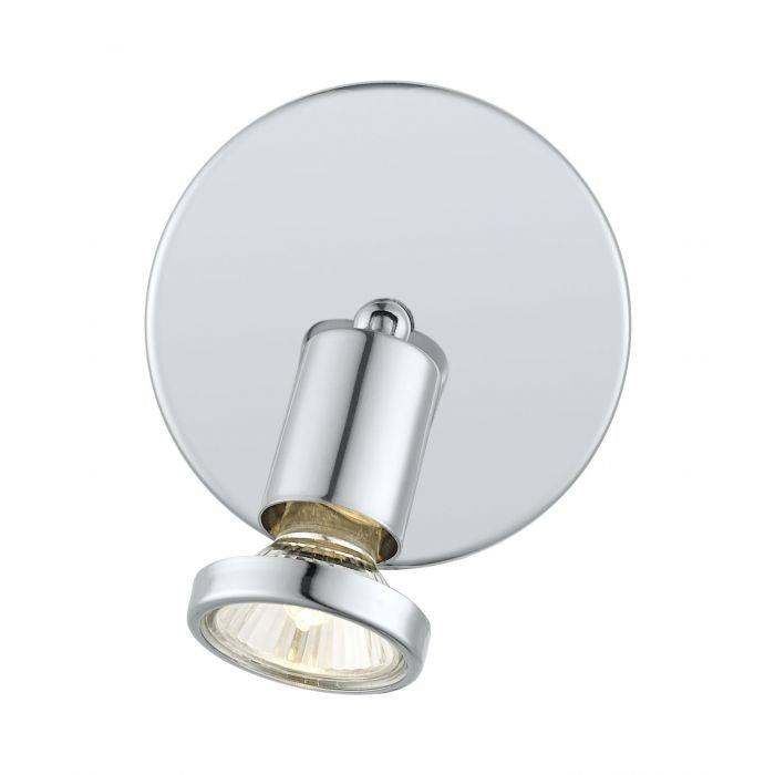 Chrome GU10 Base Round Spot Wall Sconce - LV LIGHTING