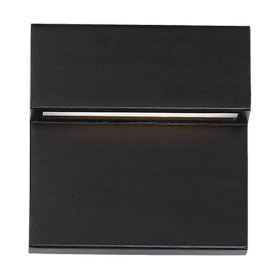 LED Aluminum Frame with Glass Diffuser Color Changeable Outdoor Wall Sconce - LV LIGHTING