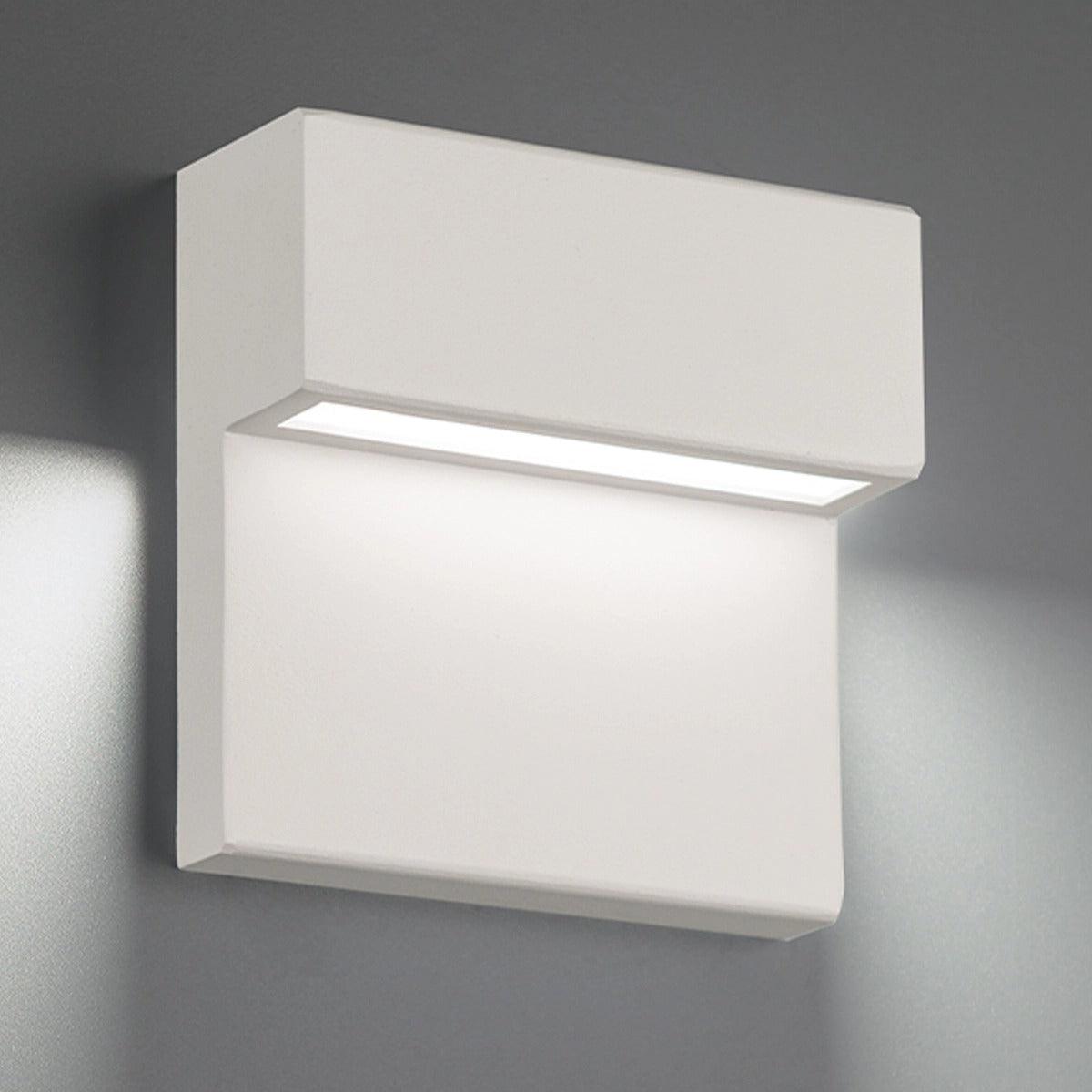 LED Aluminum Frame with Glass Diffuser Color Changeable Outdoor Wall Sconce - LV LIGHTING