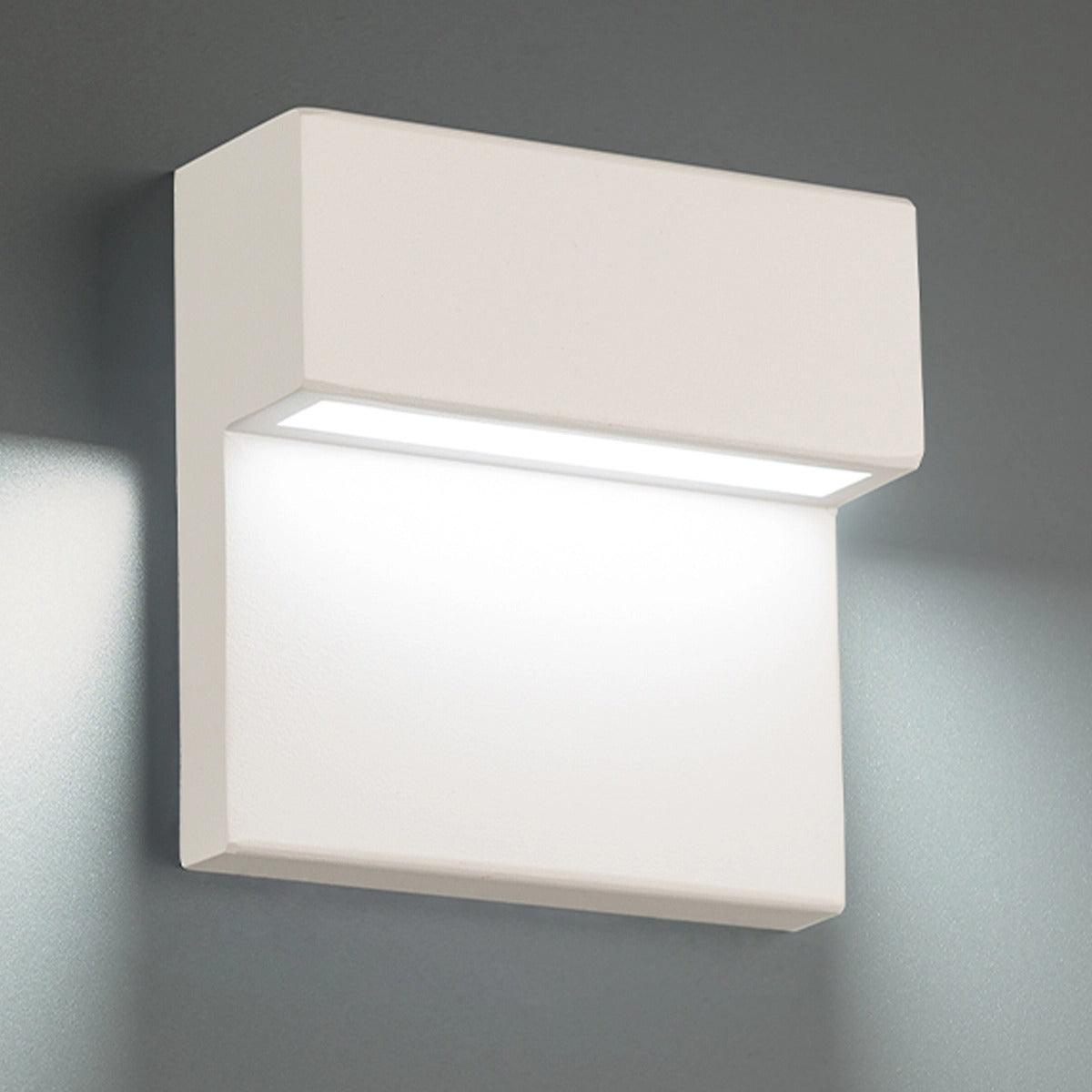 LED Aluminum Frame with Glass Diffuser Color Changeable Outdoor Wall Sconce - LV LIGHTING