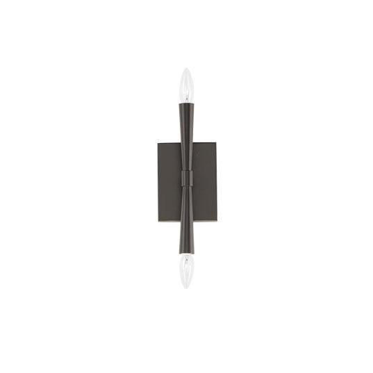 Black with 2 Light Wall Sconce - LV LIGHTING