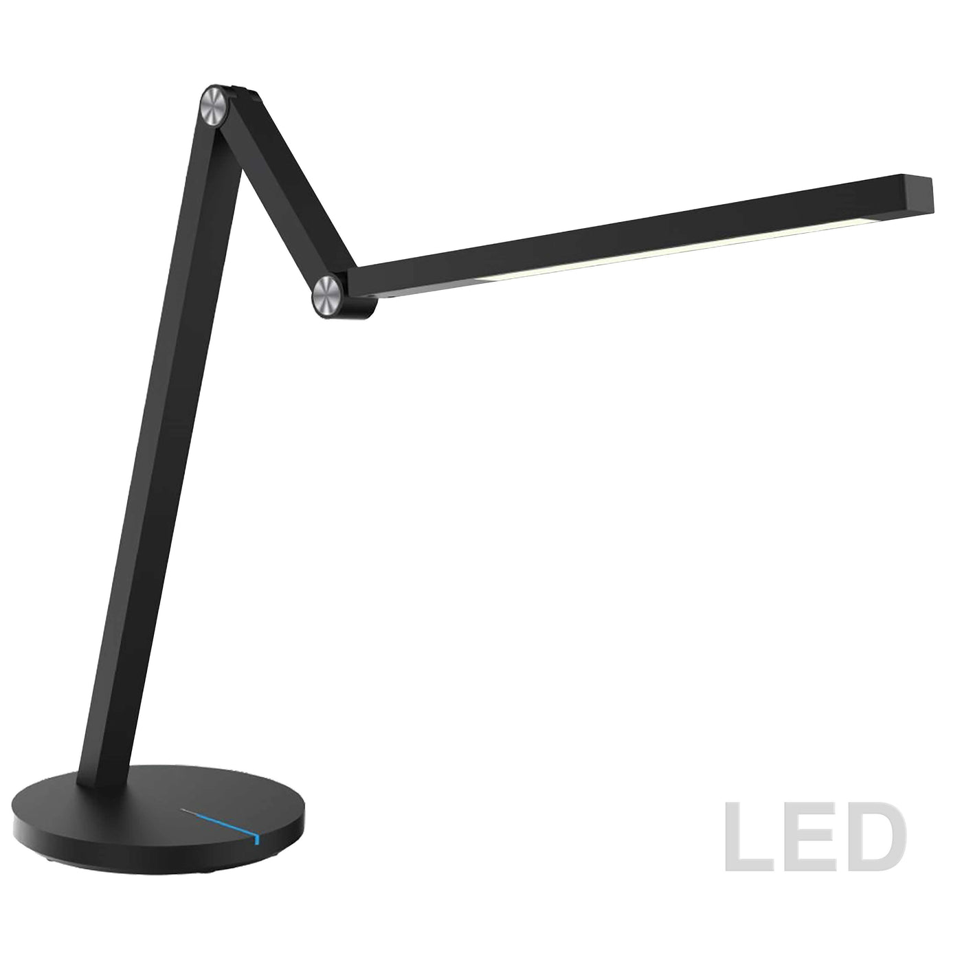 LED Black Adjustable Arm Table Lamp - LV LIGHTING