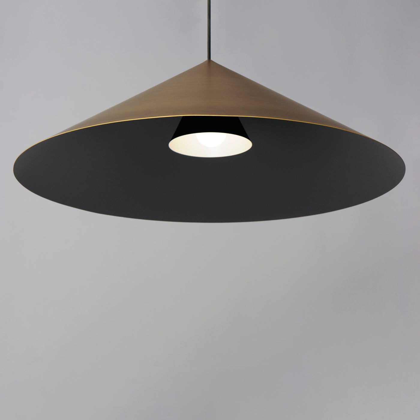 Steel Conical Shade Chandelier