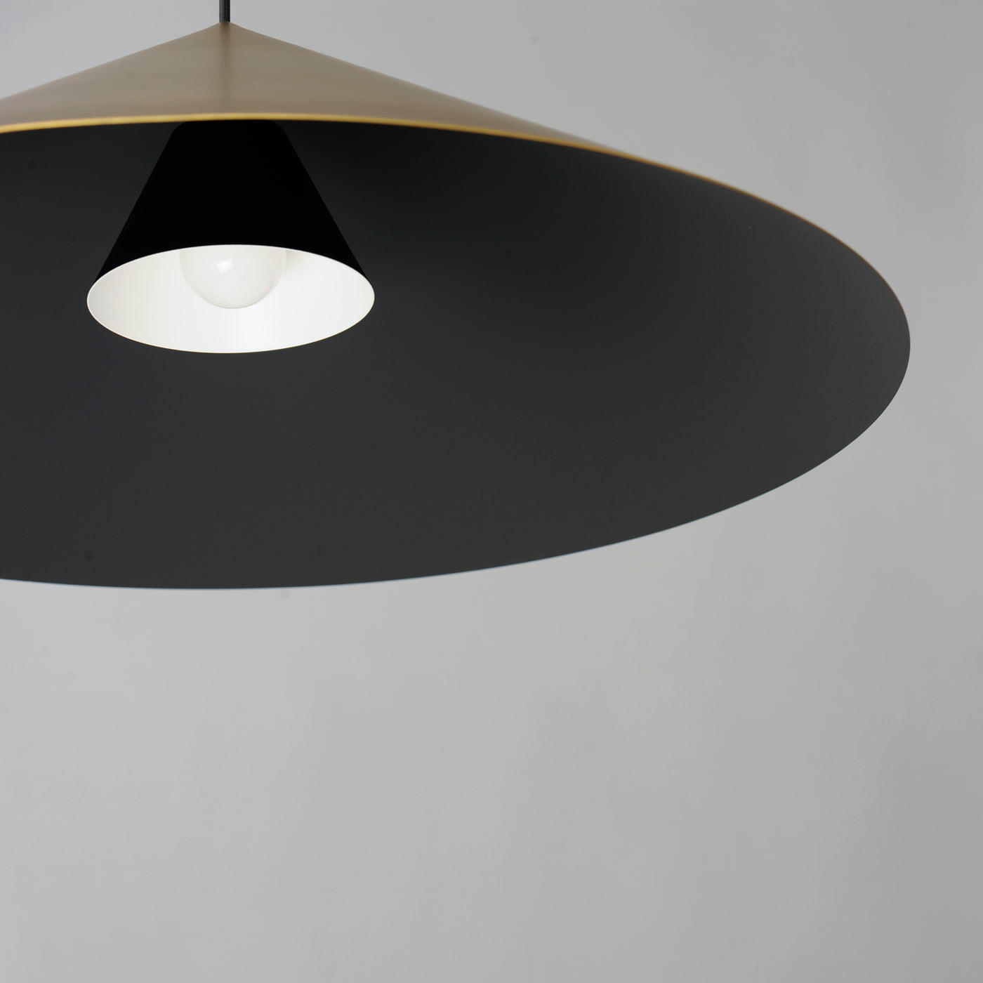 Steel Conical Shade Chandelier