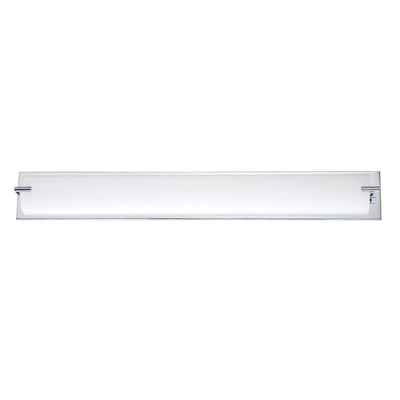 Chrome with Frosted Glass Shade 3 to 6 Light Vanity Light - LV LIGHTING