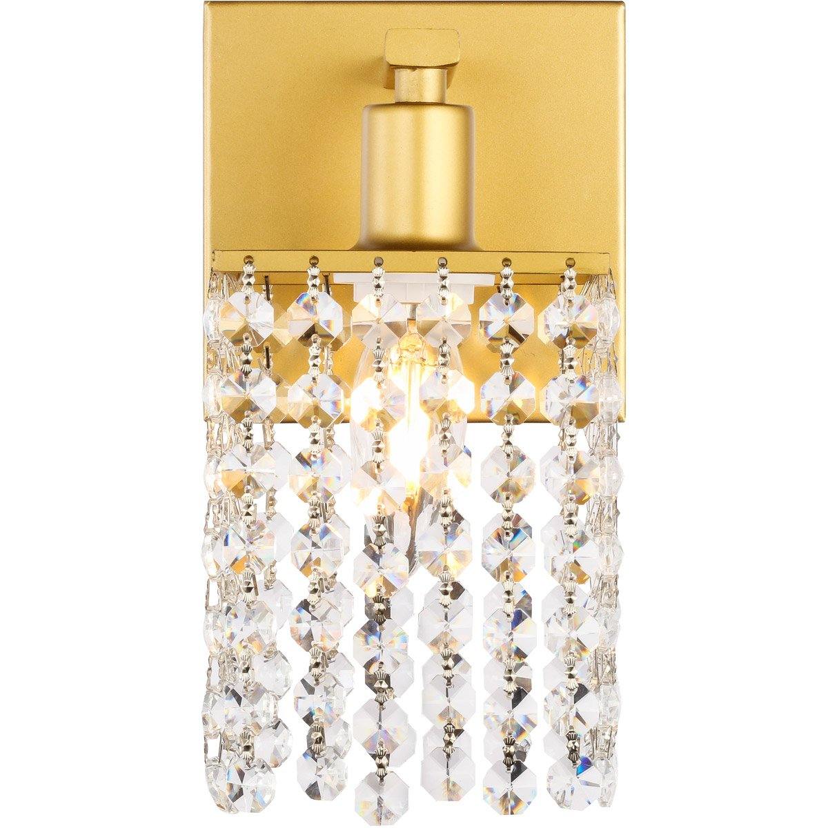 Brass with Crystal Wall sconce - LV LIGHTING