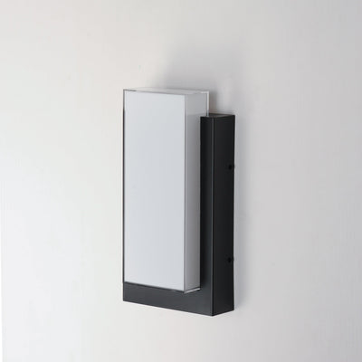 LED Black Aluminum Frame with Acrylic Diffuser Outdoor Wall Sconce - LV LIGHTING