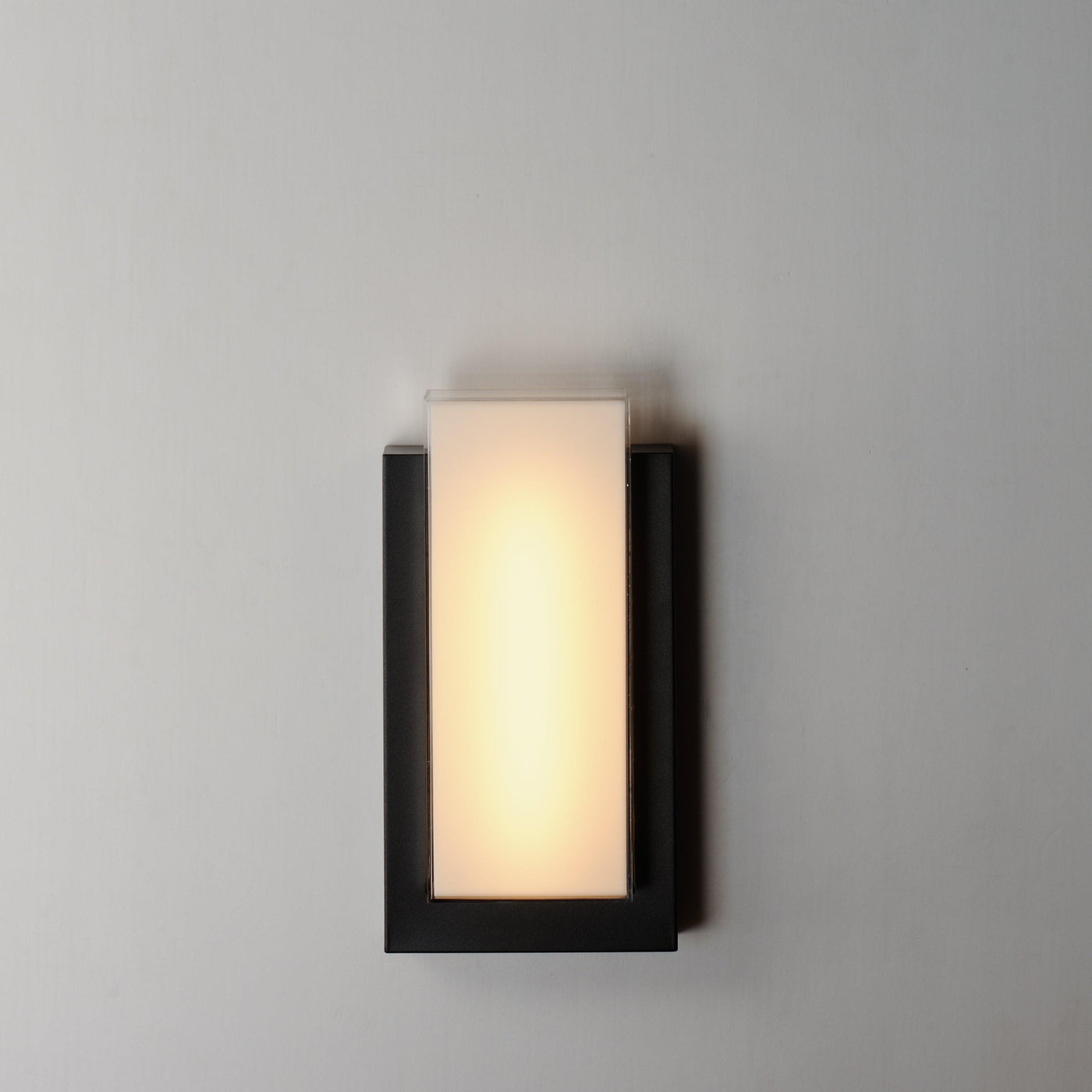 LED Black Aluminum Frame with Acrylic Diffuser Outdoor Wall Sconce - LV LIGHTING
